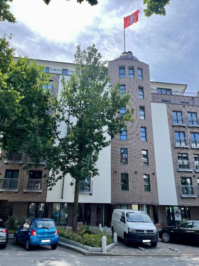Cls Moderne City-Wohnung Hamburg Tiefgarage, E-Laden, Balkon, Parken, Blick Ueber Hamburg, Cafe Im Haus, Bus Gegenueber, Flex Check In Exterior foto